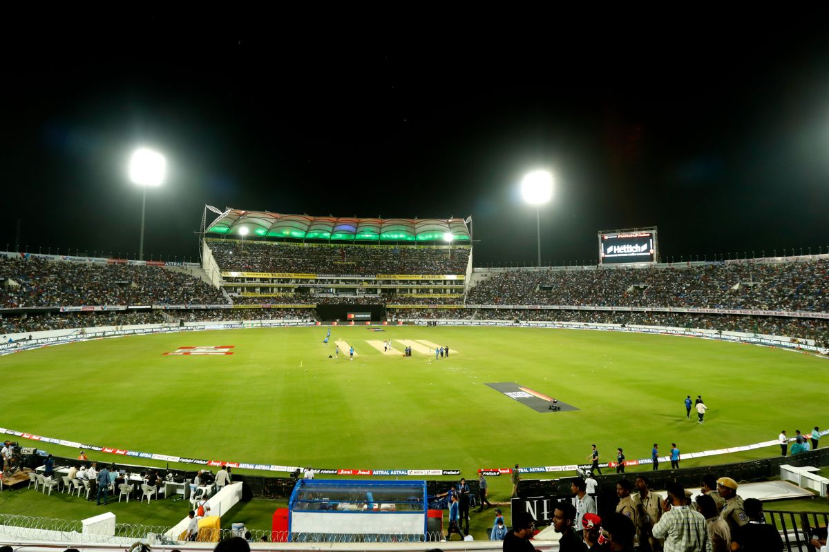 Top 10 World’s Largest Cricket Stadium 7 Largest Cricket Stadium: Rajiv Gandhi Stadium